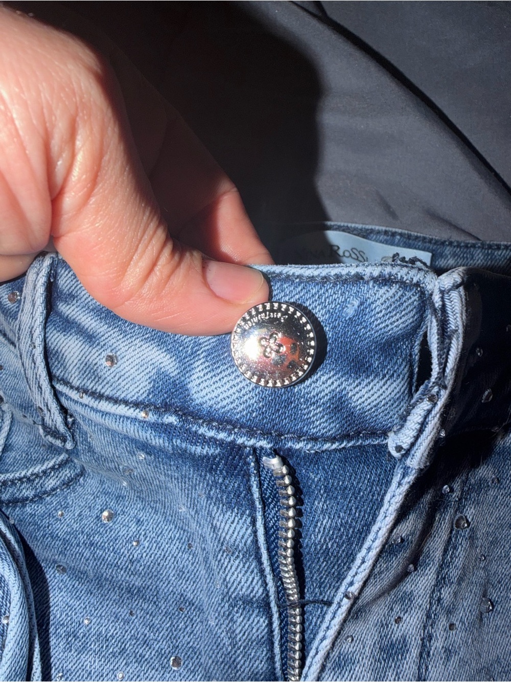 Rina Rossi Jeans Embellished Blue Denim - Picture 9 of 9